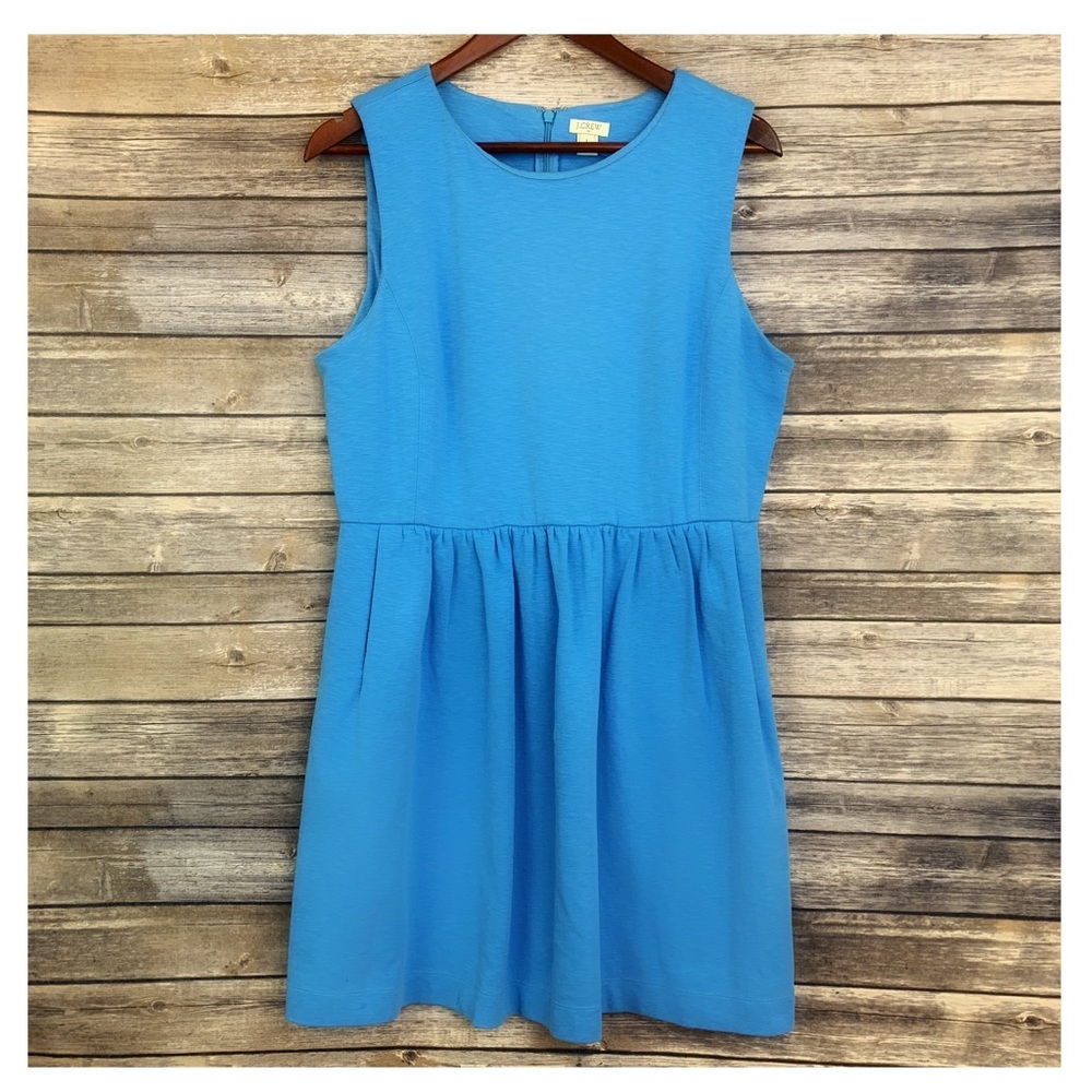 J. Crew Light Blue Sleeveless Dress